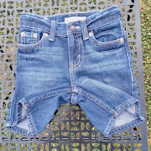 Levi's blue jean shorts
